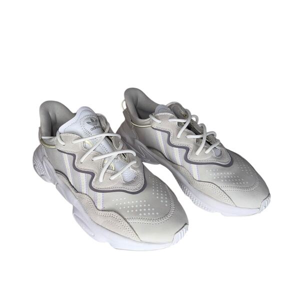 Adidas Ozweego Women's Cloud White Lilac Metallic Athletic Sneakers Shoes Size 7 - Picture 4 of 12
